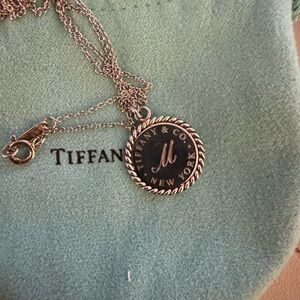 Tiffany & Co. Silver Necklace with Circular Pendant